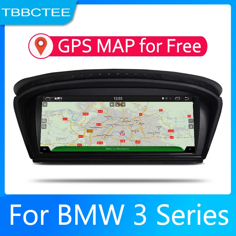Автомобильная система Android 1080P IPS ЖК-экран для BMW 3 серии E90 E91 E92 E93 2003-2008 CCC