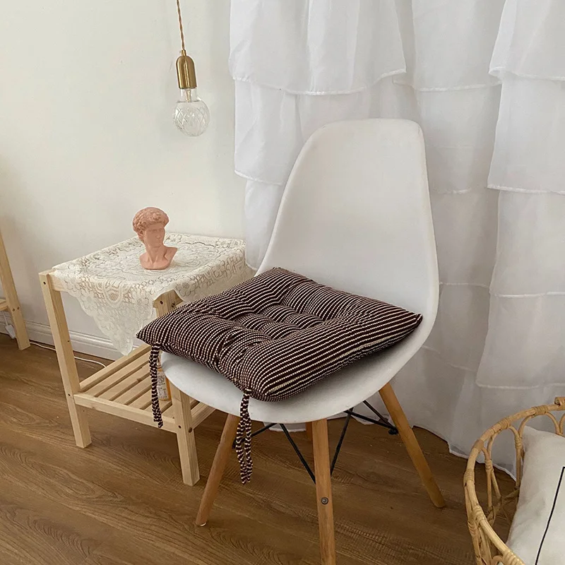 

Square Chair Pad Thicker Seat Cushion for Dining Patio Home Office Indoor Outdoor Garden Sofa Buttocks Cushion 40x40cm