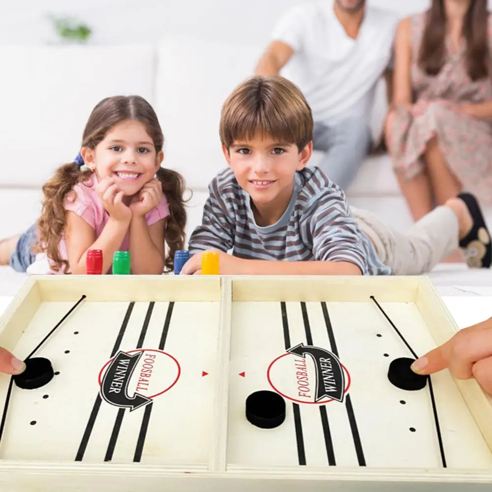 Дропшиппинг Хоккей быстрая слинг-шайба игра на рогатку настольные игры забавное