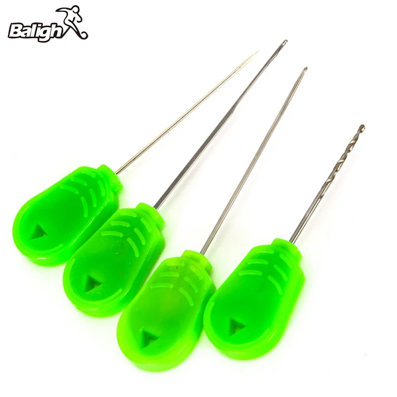 

Balight 4PCS Carp Fishing Boilies Bait Drill Baiting Needle Gate Needle Pellet Hair Rigs Splicing Making Tools