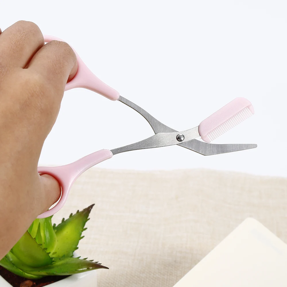 Новейший триммер для бровей простой в использовании практичные ножницы и ресниц