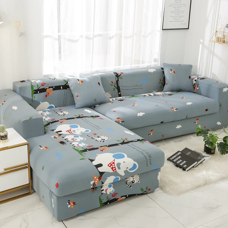 

BLN 26 Sofa Cover Cotton Set Couch Cover Elastic Sofa Covers for Living Room Order 2pieces If is L Shaped Chaise Longue Sofa