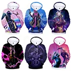 -Бит-ворота Королевская корона топы с длинными рукавами, детская одежда Город героев детская одежда детские толстовки с капюшоном с игра 3d для маленьких мальчиков и девочек; Свитшот Харадзюку