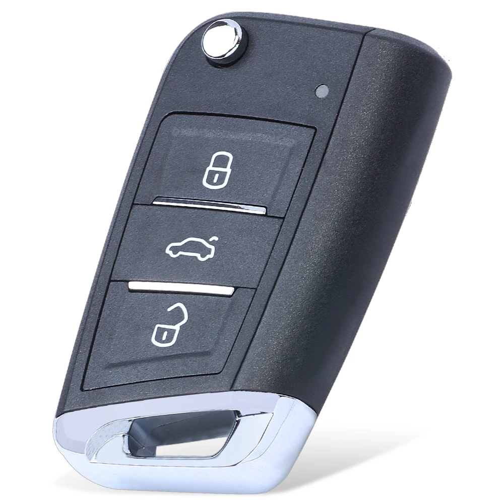 KEYECU Замена обновленный Foding дистанционный брелок 434 МГц ID48 для Volkswagen Beetle Passat Jetta Polo