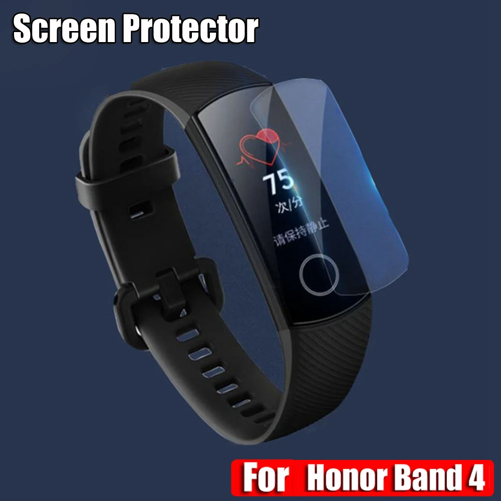 Умный Браслет полная защитная крышка для экрана Анти шок 9D Мягкий ТПУ HD ультра