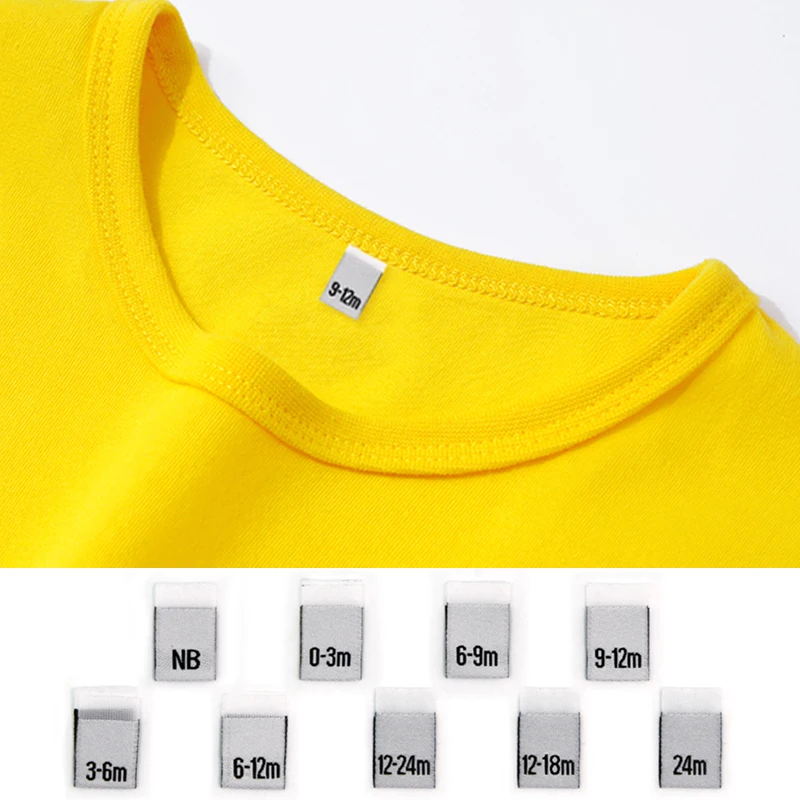 100 шт. этикетки с номером для детской одежды | Дом и сад