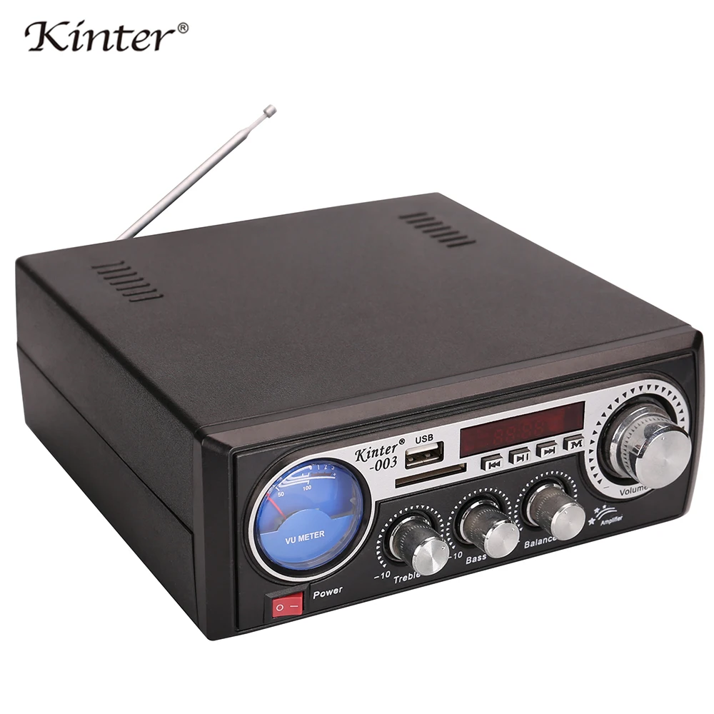 Kinter 003 усилитель аудио стерео звук предложение USB SD AUX вход есть FM радио со
