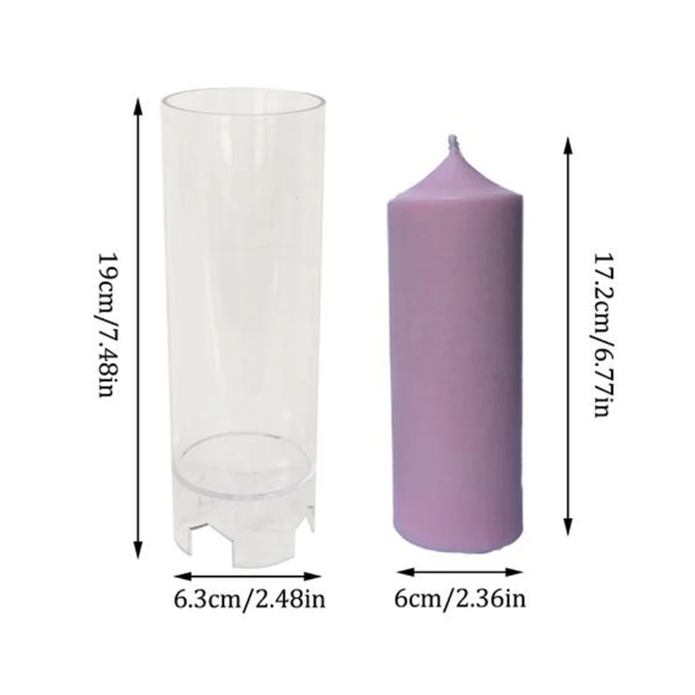 DIY ручной работы свечи мыло ремесло форма соединенная плоская головка цилиндр