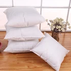 Мягкая полипропиленовая хлопковая подушка, Квадратная Белая Подушка с наполнителем, нетканое постельное белье, домашний декор, подушка