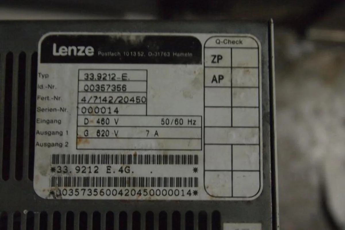 Сервопривод Lenze 9210 9220 AC 33 9212-E б/у | Инструменты