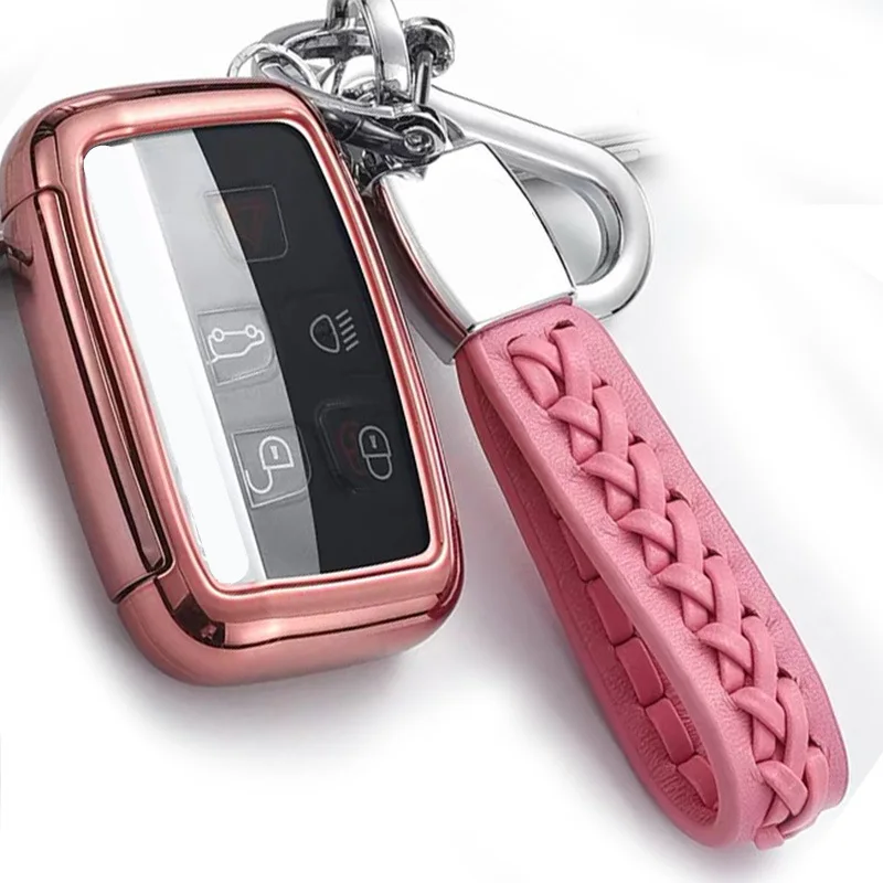 

TPU Car Key Case Cover For Land Rover A9 Range Rover Sport Evoque Freelander 2 Jaguar C-X16 V12 Guitar F X Typ XE XJ XJL XF
