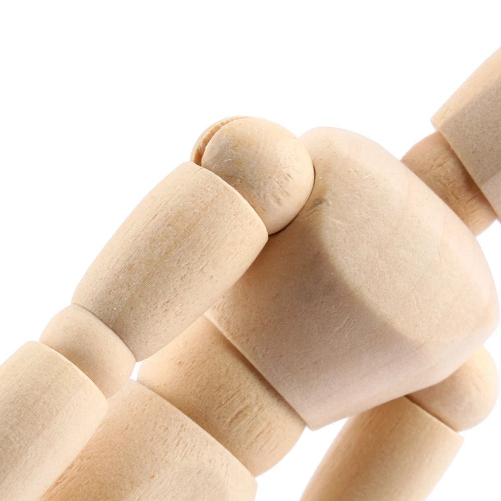 4 5 8 дюймов Новый художник подвижные конечности мужской деревянная игрушечная