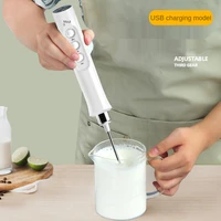 portable electric handheld milk frother blender 3 in 1 usb charger coffee bubble maker whisk mixer kitchen tool accessories item