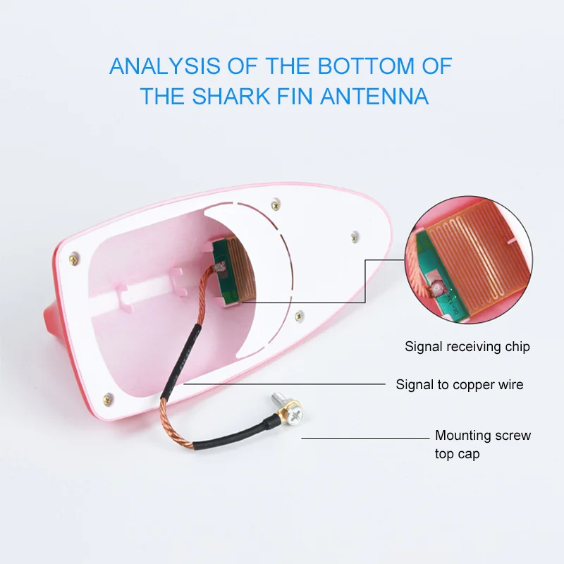 Автомобильная антенна крыши &quotакулий плавник&quot универсальный ForBMW ForKIA ForHYUNDAI