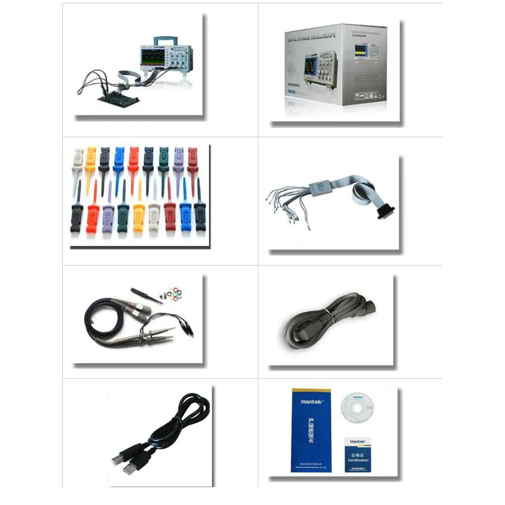 

Hantek MSO5062D 60MHz Mixed Signal Digital Oscilloscope 1GSa/s Sample Rate 2 Channel USB Oscilloscope