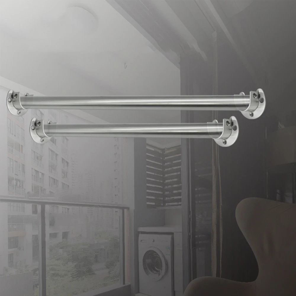 2 ПК гардероб полюс розетки набор из шт. U Форма стержень гнездо фланца комплект