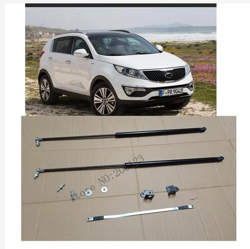 2 шт. крышка двигателя для автомобильной загрузки газовые стойки Kia Sportage R 2011