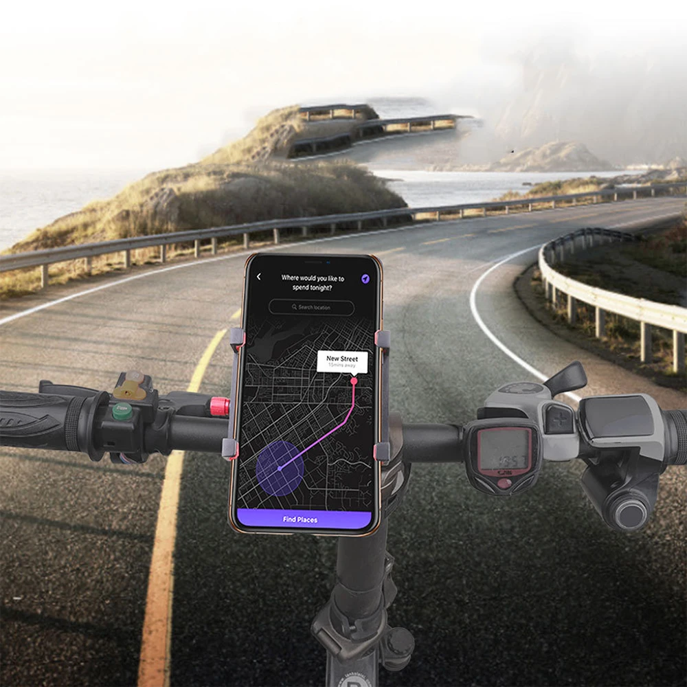 Мобильный телефон из сплава для горного велосипеда держатель телефона 360 °