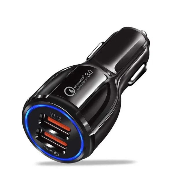 Gold Car Charger Tendway автомобильное зарядное устройство для телефона комплект беспроводной связи bluetooth для автомобиля светодиодный дисплей мобильное Мульти Usb зарядное устройство fm-передатчик MP3-плеер Автомобильное зарядное устройство - Тип штекера: Gold Car Charger