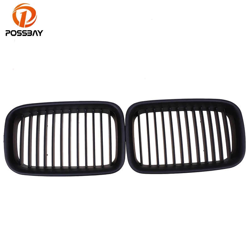 Posbay матовая черная Автомобильная решетка для BMW 3 Series E36 Coupe 318ti/320i/323i 1991 1996
