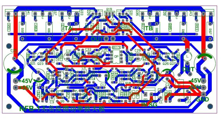 NFB-180 Mono 180 Вт класс A без отрицотзывы плата Hi-Fi усилителя/комплект