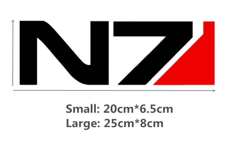 Наклейки для автомобиля MASS EFFECT N7 креативные Декоративные наклейки для багажника на лобовое стекло авто тюнинг Стайлинг винилы D40