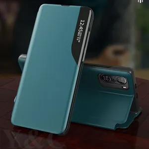 Flip case for xiaomi poco f3 5g Original PU Flip leather Smart window
phone case for xiaomi poco f3 case fundas coque
