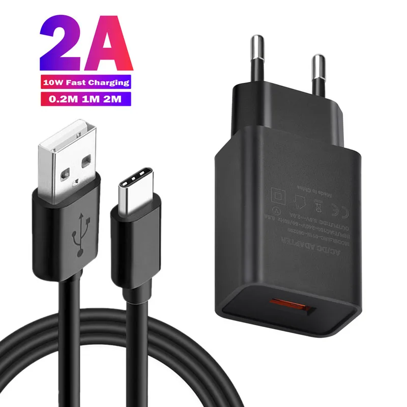 Usb кабель для быстрой зарядки 2 м Samsung A51 S21 FE Xiaomi Mi 10T Pro Huawei P40 Lite Realme 8 Pro|Зарядные