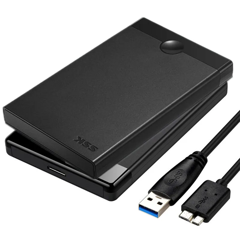 Новый ssk 2 5 дюйма Жесткий диск SSD чехол Sata USB C 3 0 адаптер Бесплатная ящик для