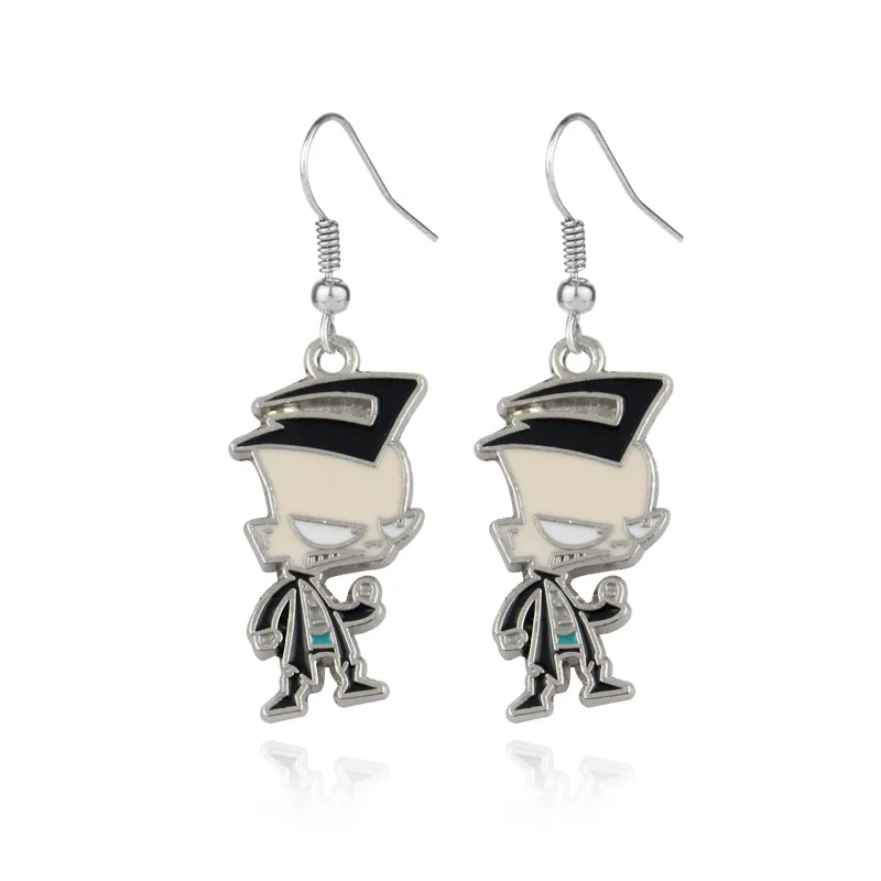 

12Pairs A3921 Patchfan Cartoon Alien Cute Earrings Enamel Charm Cute Creative Party Favor Women Present jPJewelry A2485