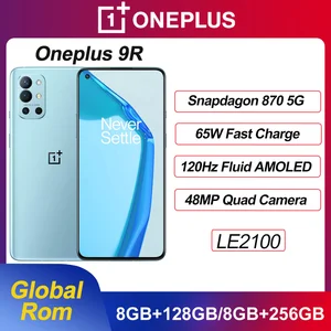 Global Rom OnePlus 9R 5G Smartphone 12GB 256GB Snapdragon 870 120Hz
AMOLED Display 65W Warp 48MP Quad Support OTA and NFC