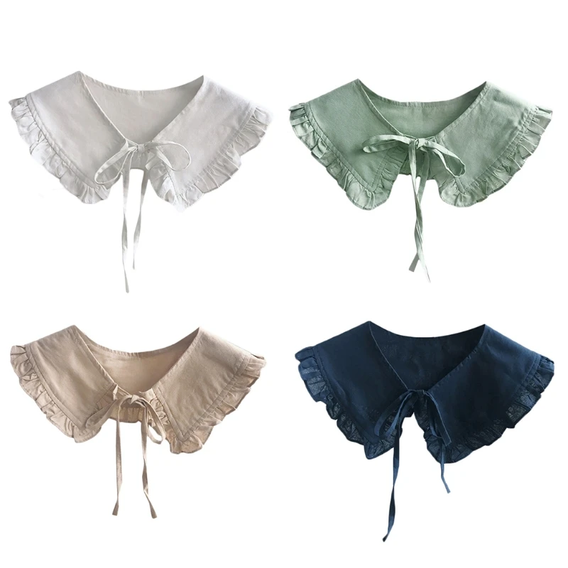 Декоративный воротник в японском стиле для кукол Женская поддельная Съемная