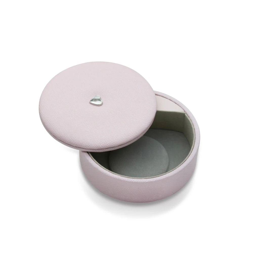 pink box Подлинный Шарм бусины Мода логотип шаблон серии кольцо коробка ювелирных изделий высокое качество изысканный коллекционное украшение подарок - Color: pink box