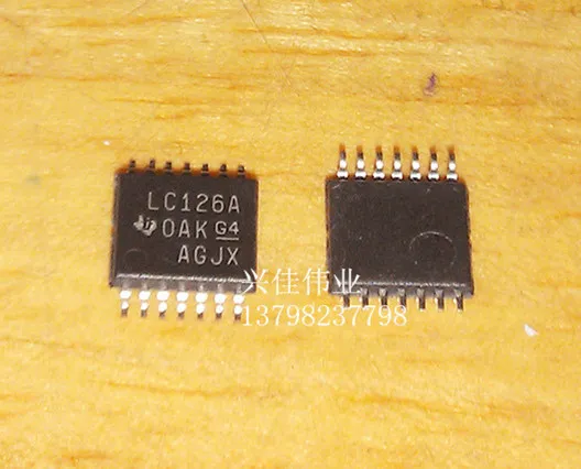 10 шт. новые оригинальные аутентичные SN74LVC126APWR LC126A TSSOP14 неинвертирующий трансивер |