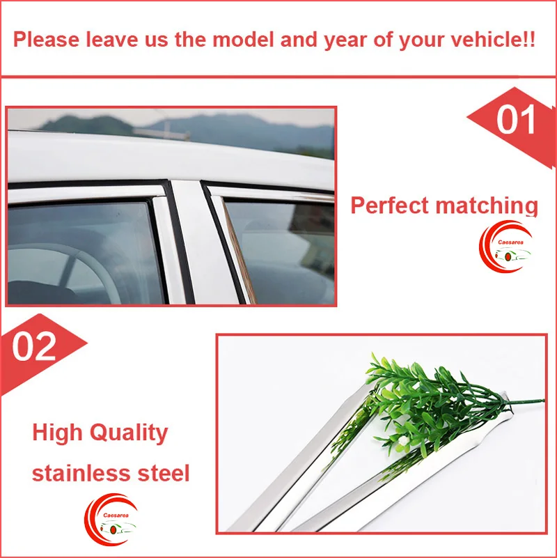 Молдинговая отделка для порога рамы автомобильной двери из нержавеющей стали BMW