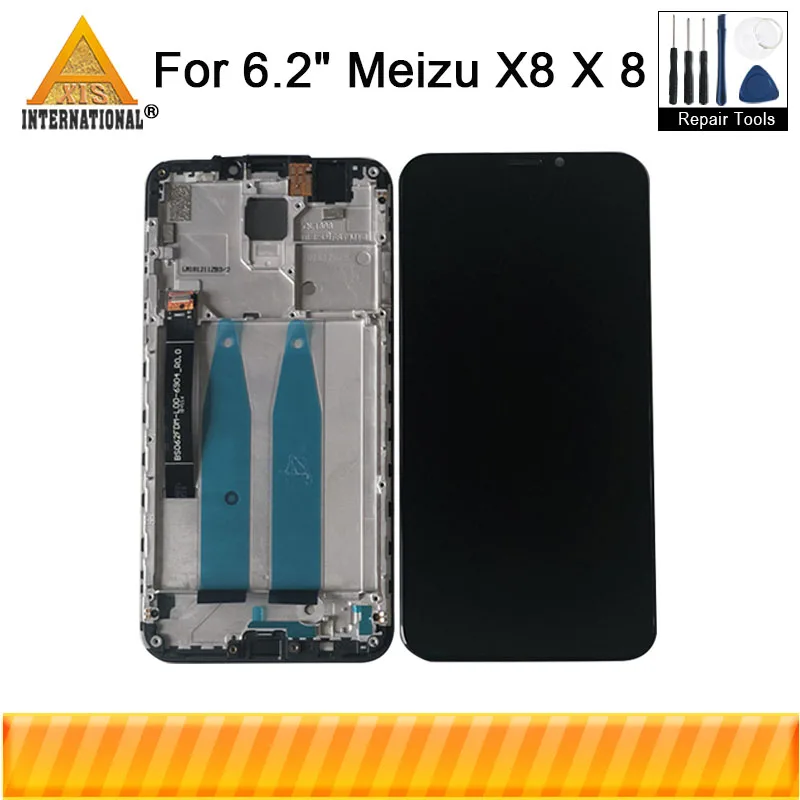 Axisinternational для 6," Meizu X8 X 8, ЖК-дисплей с рамкой+ сенсорная панель, дигитайзер для Meizu X8, дисплей
