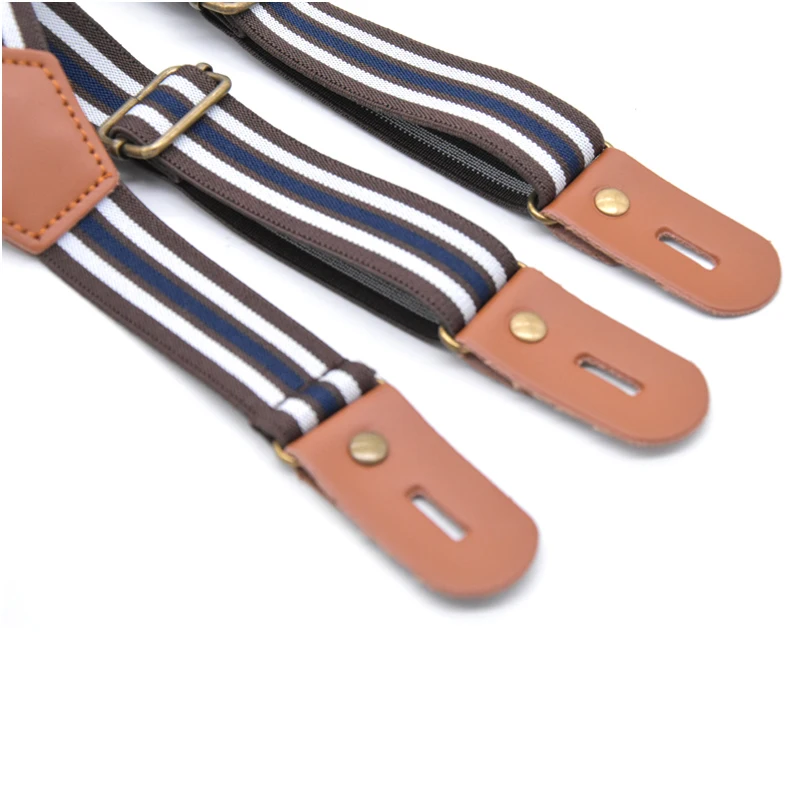 Детская Кнопка подтяжек детские брюки на подтяжках эластичные подтяжки