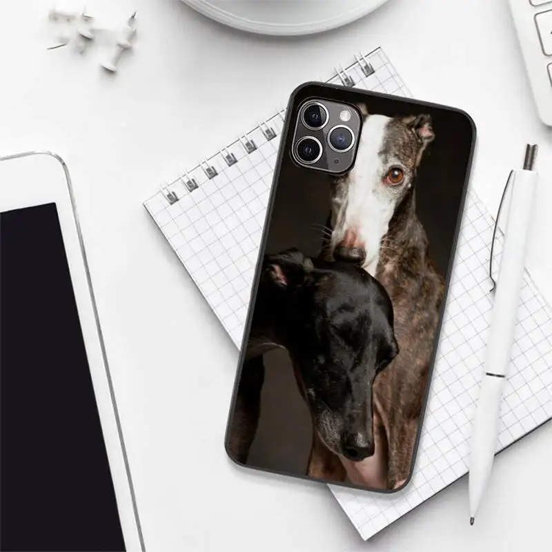 

Cute Galgo Greyhound Dog Phone Case for iPhone 7 8 11 12 Pro X XS XR Samsung A S 6 7 9plus 10plus 21s 71