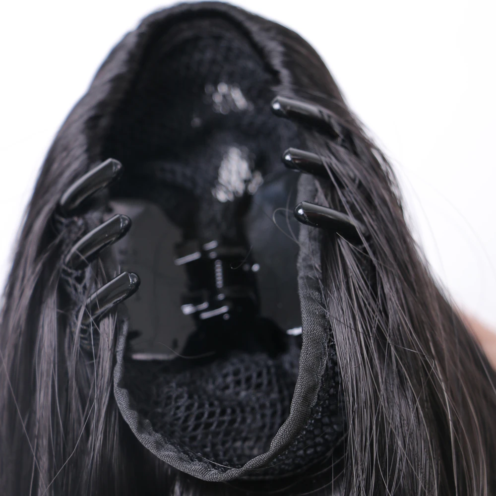 22 дюйма длинные волнистые конский хвост синтетические волосы/Омбре с мини