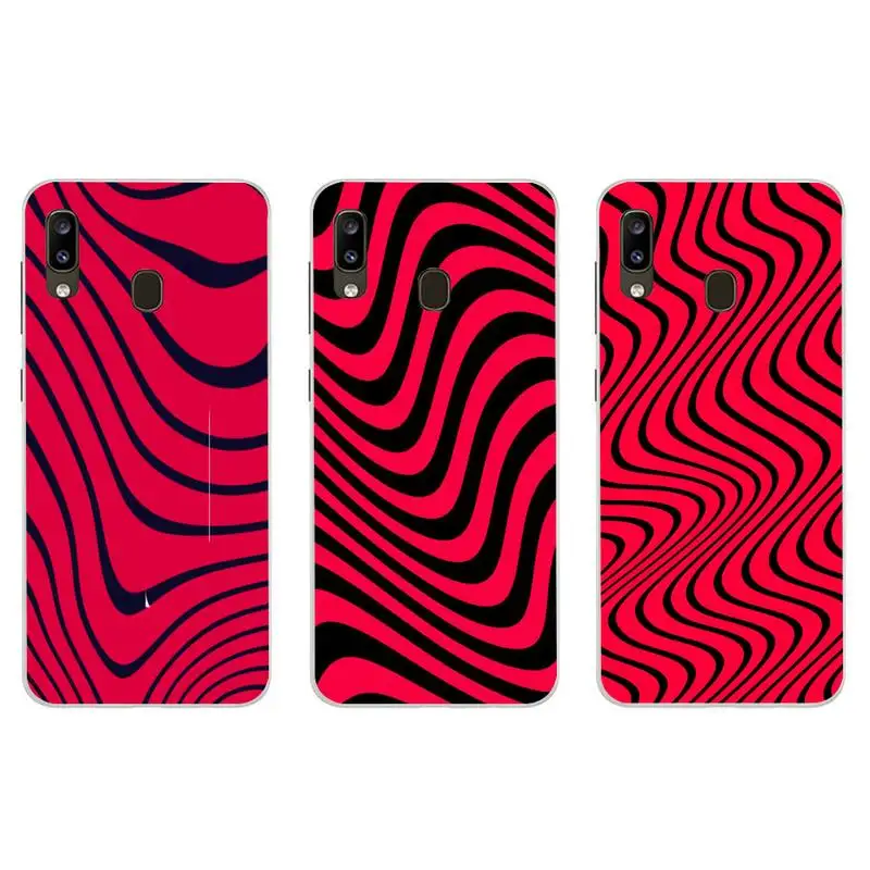 

PewDiePie Waves Phone Case For PC-Samsung S5 S6 S7 S8 S9 S10 S20 S21 Edge Plus E Fe Lite Cover