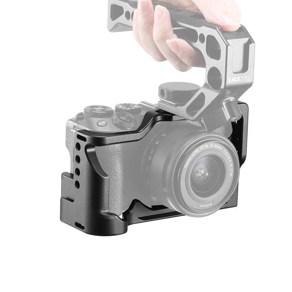 UURig алюминиевый сплав клетка для камеры с холодным башмаком Arri позиционирование