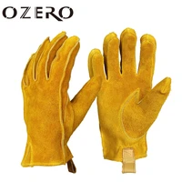 ozero motorcycle gloves cowhide gloves mens women cycling anti slip full finger mountain bicycle guantes moto gloves