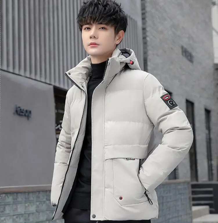 

Новинка 2021, зимние куртки, мужские теплые толстые хлопковые парки с капюшоном, мужские повседневные модные теплые пальто