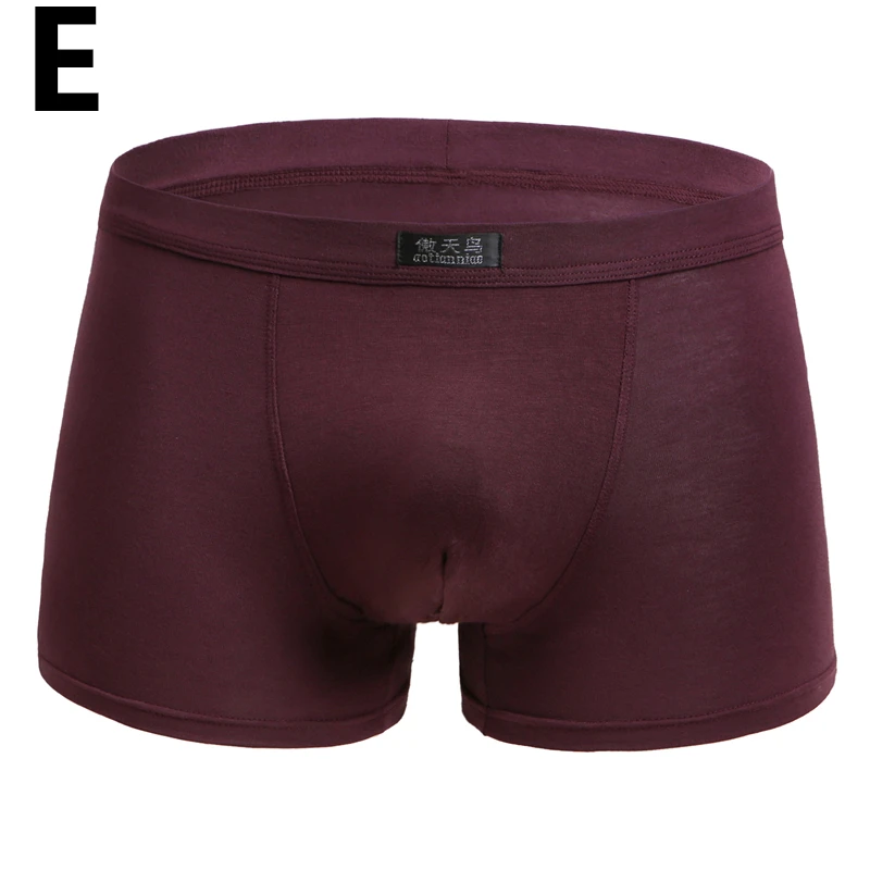 

4pcs/lot Male Panties Bamboo Fiber Men's Underwear Boxers Breathable Man trunks Boxer Solid Underpants Modal Comfortable Shorts
