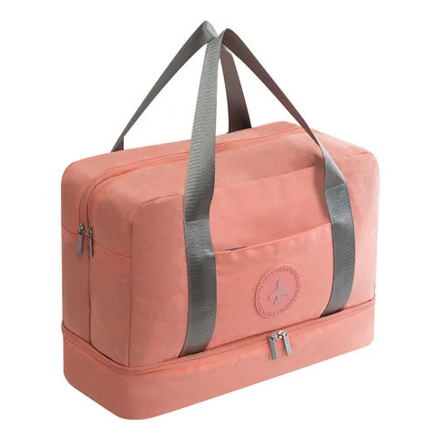 Дорожная сумка-органайзер для обуви с отделением для сухой и влажной одежды, портативная вместительная водонепроницаемая сумка из ткани «Оксфорд»