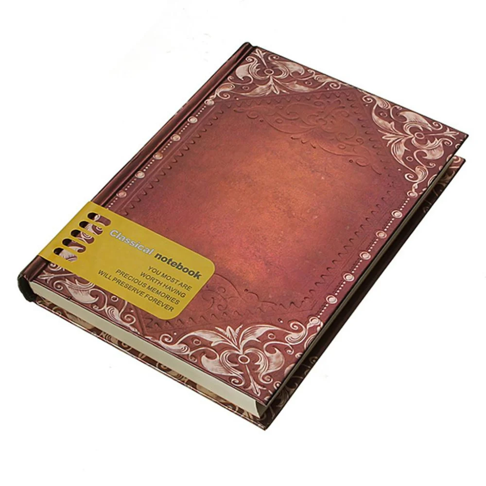 

Classic Vintage Retro Personal Notebook Diary Hardcover Journal Book