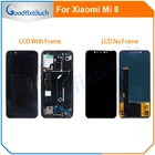 ЖК-экран для Xiaomi Mi 8, Mi8, ЖК-дисплей, сенсорный экран, стеклянная панель, дигитайзер в сборе для Xiaomi 8, 6,21 дюйма, TFT-экран, проверенный AAA