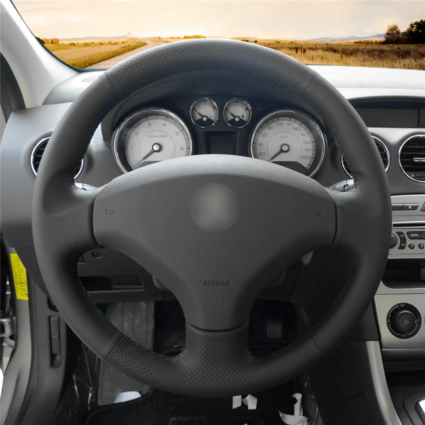 Оплетка рулевого колеса MEWANT для Peugeot 308 2007-2013 408-2012 2014 | Автомобили и мотоциклы