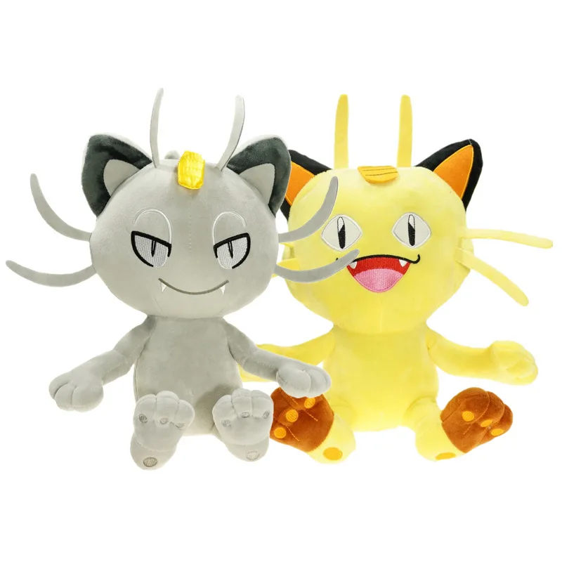 30 см TAKARA TOMY Pokemon Meowth Alola плюшевые игрушки кукла кошка Мягкая Плюшевая Кукла Мягкие