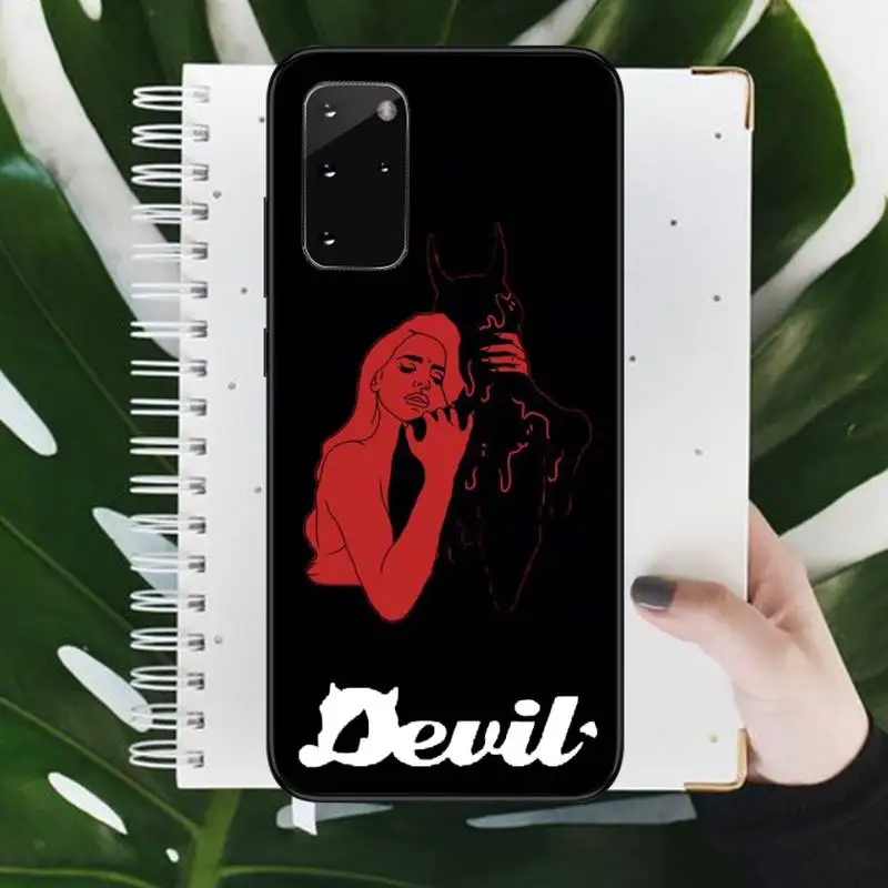 

cartoon Devil woman Phone Case For Samsung galaxy S 7 8 9 10 20 edge A 6 10 20 30 50 51 70 note 10 plus